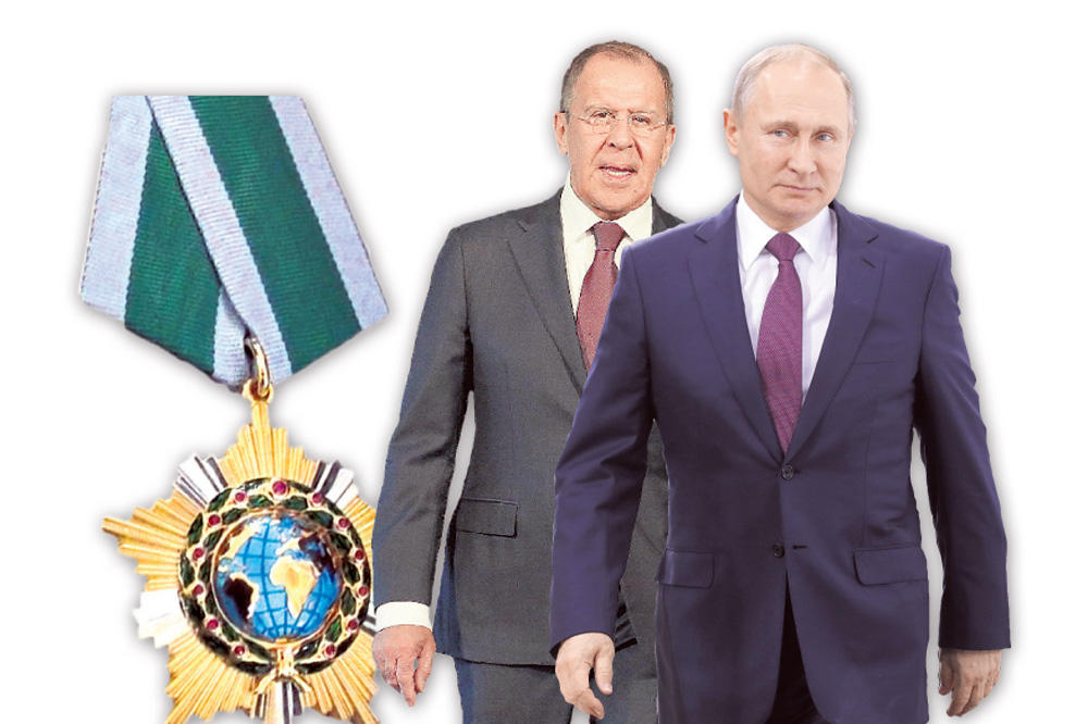 ZNAK PRIJATELJSTVA: Lavrov donosi Dačiću orden od Putina