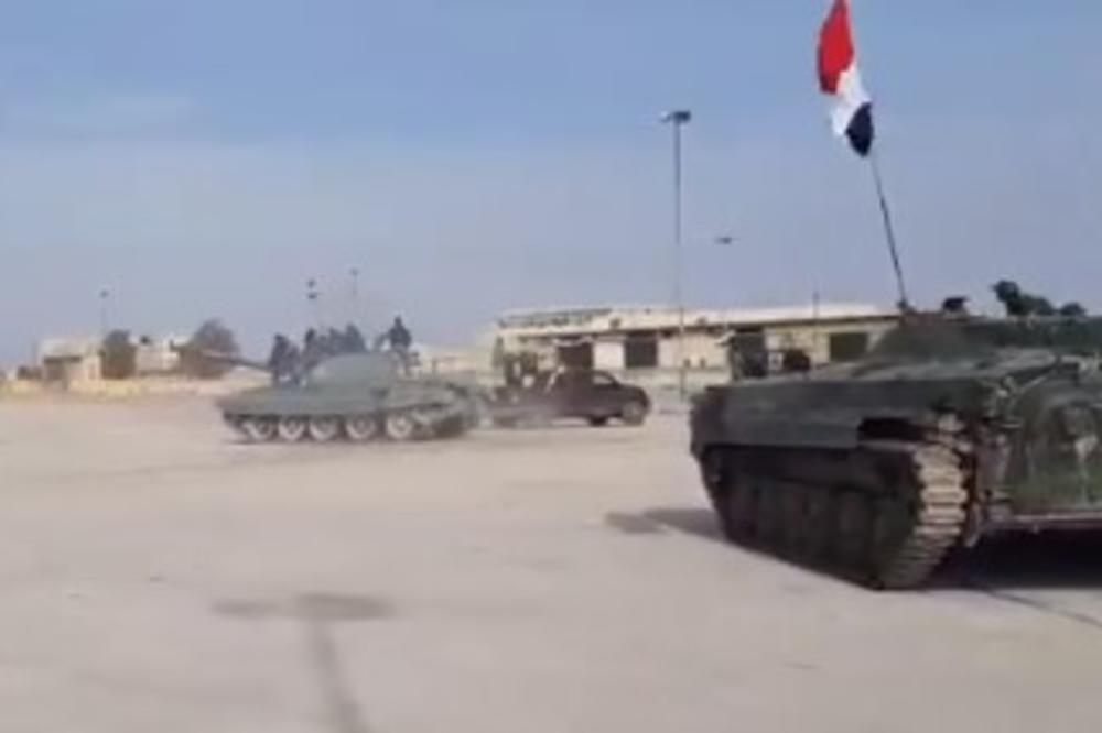 (VIDEO) NA KORAK DO NOVOG RATA U SIRIJI: Turci pripucali na snage koje je Damask poslao u Afrin, prosirijski borci se povukli