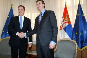 SASTANAK NA ANDRIĆEVOM VENCU: Vučić danas sa Mekalisterom