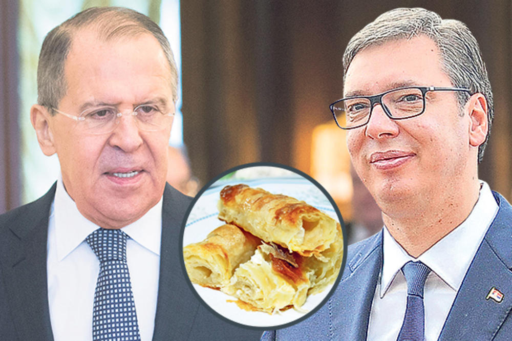 LAVROV ODLEPIO ZA GIBANICOM I ČVARCIMA: Oduševljen tražio i recept za srpske specijalitete!