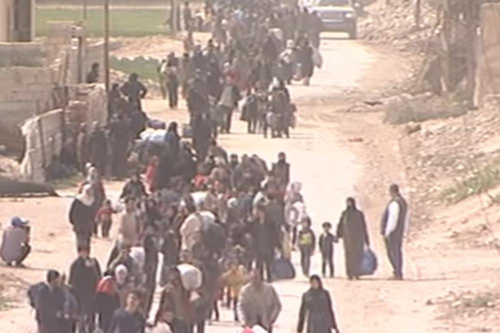 (VIDEO) SIRIJCI POKAZALI ZA KOGA SU: 15.000 civila iz Gute prebeglo kod Asada!