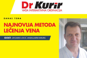 DANAS U EMISIJI DR KURIR UŽIVO SA VASKULARNIM HIRURGOM Sa dr Dariom Jocićem razgovaramo o najnovijoj metodi lečenja vena!