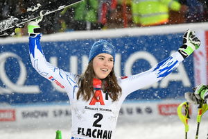 TREĆI UZASTOPNI TRIJUMFVlhova pobedila u slalomu u Kranjskoj Gori