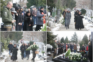 POMEN ARKANU NA NOVOM GROBLJU: Ceca na Željkov grob došla sa ćerkom i sinom, a došla je i verenica Bogdana! (KURIR TV)