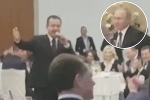 KALJINKA NA IVICIN NAČIN: Ovako je Dačić otpevao čuvenu RUSKU pesmu Vladimiru Putinu (VIDEO)