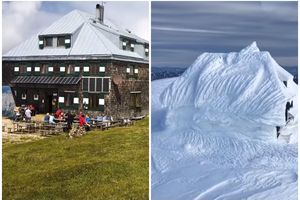 PRIZOR OD KOG ZASTAJE DAH: Planinarski dom na 3 sprata u Austriji nestao pod debelim snegom! Lavina ga skroz ZATRPALA! (VIDEO)
