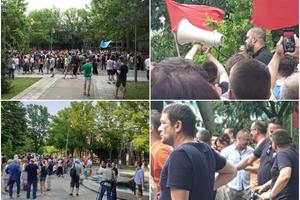 PODMETAČINA ĐILASOVACA: Tuču grupe huligana levičara i desničara pokušali da predstave kao napad na opoziciju