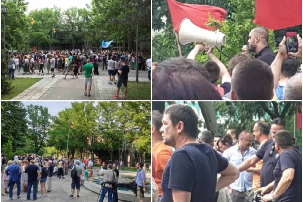 PODMETAČINA ĐILASOVACA: Tuču grupe huligana levičara i desničara pokušali da predstave kao napad na opoziciju