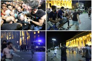 ŽESTOKI SUKOBI U GRUZIJI: Više od 200 povređenih na protestima u Tbilisiju (VIDEO)