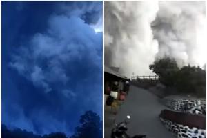 PANIKA U INDONEZIJI: Proradio vulkan pored velikog grada, pepeo prekrio sve, ljudi beže glavom bez obzira (VIDEO)