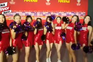 NAPRED SRBIJA: Pogledajte kako kineske čirlidersice navijaju za Orlove! KURIR TV