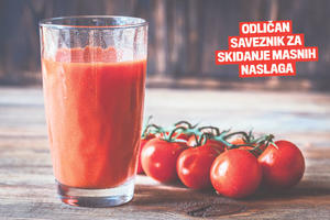 MRŠAVITE TROSTRUKO BRŽE: Sok od paradajza za ravan stomak!