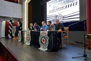 BRČKO JE CELO CRNO-BELO: Savo predvodio delegaciju iz Humske! Orila se pesma navijača Partizana (VIDEO)