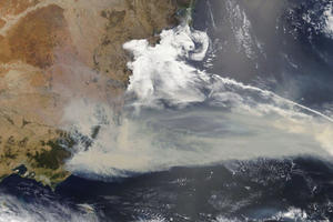 SNIMAK IZ SVEMIRA POKAZUJE RAZMERE KATASTROFE: Stravični požari pustoše celu Australiju (FOTO)
