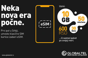 GLOBALTEL PREDSTAVIO NOVU TEHNOLOGIJU – ESIM! Budućnost mobilne telefonije je pred vama