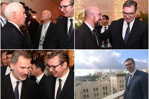 OD POTPREDSEDNIKA SAD DO ŠPANSKOG KRALJA: Vučić se sreo sa nizom državnika u Jerusalimu (FOTO)