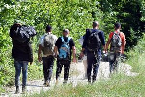 ZATVOREN KAMP ZA MIGRANTE U BIHAĆU: Grupa krenula prema granici sa Hrvatskom, deo otišao u Sarajevo