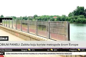 NOVI VID ODBRANE OD POPLAVA: Srbija ima moderne mobilne panele za zaštitu od nabujalih reka (KURIR TELEVIZIJA)