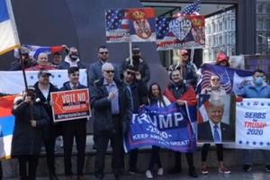 SRBI ZA TRAMPA U ČIKAGU: Miting podrške predsedniku Amerike uoči izbora