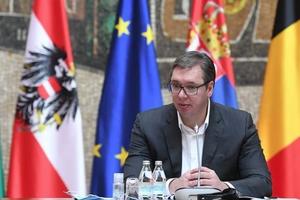 VUČIĆ SA FABRICIJEM I AMBASADORIMA ZEMALJA EU: Punopravno članstvo Srbije ostaje jedan od ključnih prioriteta naše zemlje (FOTO)