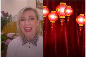 ZAHAROVA POSTALA TIKTOKERKA: Na kineskom čestitala Novu godinu, pa sve postavila na popularnu društvenu mrežu (VIDEO)
