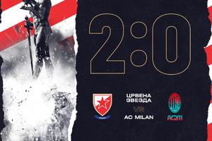 ZVEZDA RAZBILA MILAN! Crveno-beli održali čas fudbala italijanskom velikanu! Pukla čak i PETARDA!