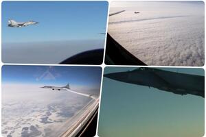 NA NEBU IZNAD ARKTIKA: Poleteli su MiG-31 i bombarderi Tu-160! Kad su preleteli tri mora NATO je digao avijaciju (VIDEO)
