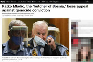 REAKCIJE ZAPADNIH MEDIJA NA PRESUDU MLADIĆU: Nazvali ga "kasapinom Bosne"