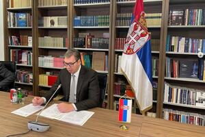 VELIKO HVALA PREDSEDNIKU PUTINU KOJI JE UVEK BIO UZ SRPSKI NAROD: Predsednik Srbije učestvovao na važnoj konferenciji (FOTO)