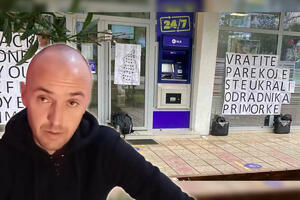 BEGZIĆ NIJE IMAO PRAVO ORUŽJE KOD SEBE DOK JE PRETIO PRED BANKOM U BARU: Zahtevao isplatu bivšim radnicima Primorke! (VIDEO)