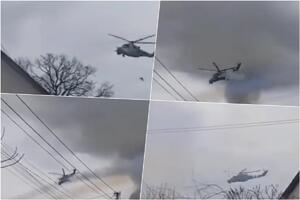 PROBUDILI SE I UKRAJINSKI HELIKOPTERI: Dva Mi-24 borbeno delovali blizu Kijeva po Rusima! Video
