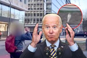 FLAŠOM NA BAJDENA Pogledajte trenutak kada je muškarac gađao kolonu predsednika SAD u Briselu VIDEO