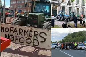 SELJAČKA BUNA NA ZAPADU EVROPE POSLE HOLANDSKIH USTALI I NEMAČKI FARMERI! Traktorima blokirali puteve, mostove, skladišta! VIDEO