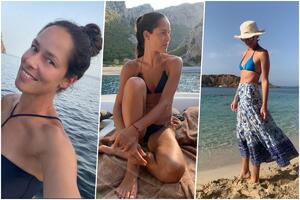 GORI INSTAGRAM, ANA IVANOVIĆ STIGLA NA MORE: Bivša srpska teniserka pokazala IZVAJANO telo i BOSE noge! (FOTO)