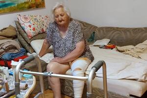 AJDE BABA, ŠTA SE FOLIRAŠ, NIŠTA NISI SLOMILA! Baku Jelenu (82) s naprslim kukom vratili kući iz bolnice i rekli da joj nije ništa