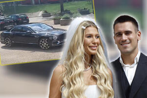 ZVER OD 390.000 €! U ovom luksuznom automobilu Novakov brat i snajka stigli su na venčanje! (KURIR TV)