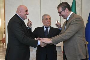 TO JE VELIKA I VAŽNA STVAR ZA SRBIJU! Predsednik se zahvalio italijanskim ministrima na poseti (FOTO)