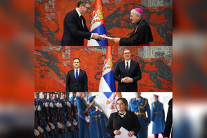 SRDAČNA DOBRODOŠLICA: Predsednik Vučić primio akreditive novopostavljenih ambasadora (FOTO)