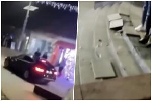 HAOS U SURDULICI: Automobilom sišao niz stepenice i uleteo u pešačku zonu u centru grada PROLAZNICI BEŽALI NA SVE STRANE (VIDEO)