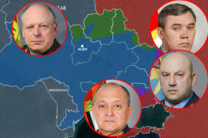 TRI ZAMENIKA, JEDAN KOMANDANT I TRI FRОNTA: Da li imenovanje četvorice generala ukazuje da je SVEOPŠTI napad na Ukrajinu blizu