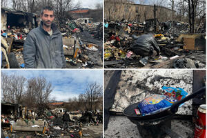 DAN POSLE STRAŠNOG POŽARA U USTANIČKOJ: Probali smo vodom iz balona da ugasimo vatru, SVE ŠTO SMO IMALI IZGORELO JE (FOTO)