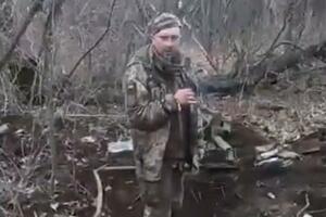 UZVIKNUO "SLAVA UKRAJINI" I POVUKAO POSLEDNJI DIM: Ruski neonacisti IZREŠETALI vojnika, predvodi ih ZLOGLASNI "SRBIN"? (VIDEO)