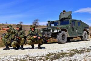 VOJSKA SRBIJE U MISIJA UN U LIBANU: Pripreme pešadijske čete za učešće u mirovnoj operaciji