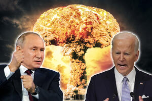 GLEDALI ME KAO DA SAM LUD: Bajden kaže da je Putinova pretnja upotrebom nuklearnog oružja STVARNA (FOTO)