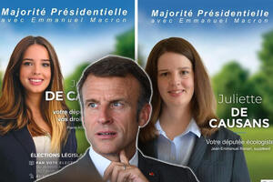 NI MAJKA JE NE BI PREPOZNALA: Francuska političarka i Makronova saveznica preterala sa fotošopom, podmladila sebe 20 godina!