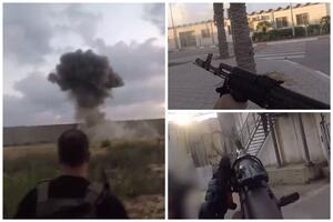 UZNEMIRUJUĆI SNIMAK NAPADA HAMASA NA IZRAELSKU TVRĐAVU: Eksplozija, pa JURIŠ - Krvave borbe od vrata do vrata (VIDEO)