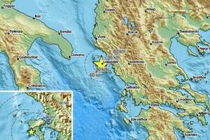 ZEMLJOTRES U GRČKOJ: Potres jačine 3,7 stepeni Rihtera kod Krfa