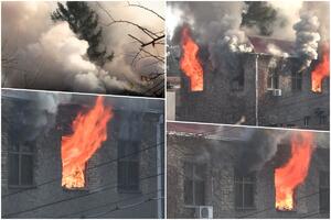 GORI KANCELARIJA NA SENJAKU: 31 vatrogasac se bori s vatrenom stihijom (FOTO)