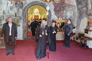 PORFIRIJE U PRIJEPOLJU: Patrijarh služio opelo preminulom dr Đokoviću i posetio manastir Mileševu