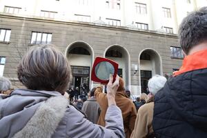 APELACIONI SUD Održan protest zbog oslobadajuće presude za ubistvo Slavka Ćuruvije